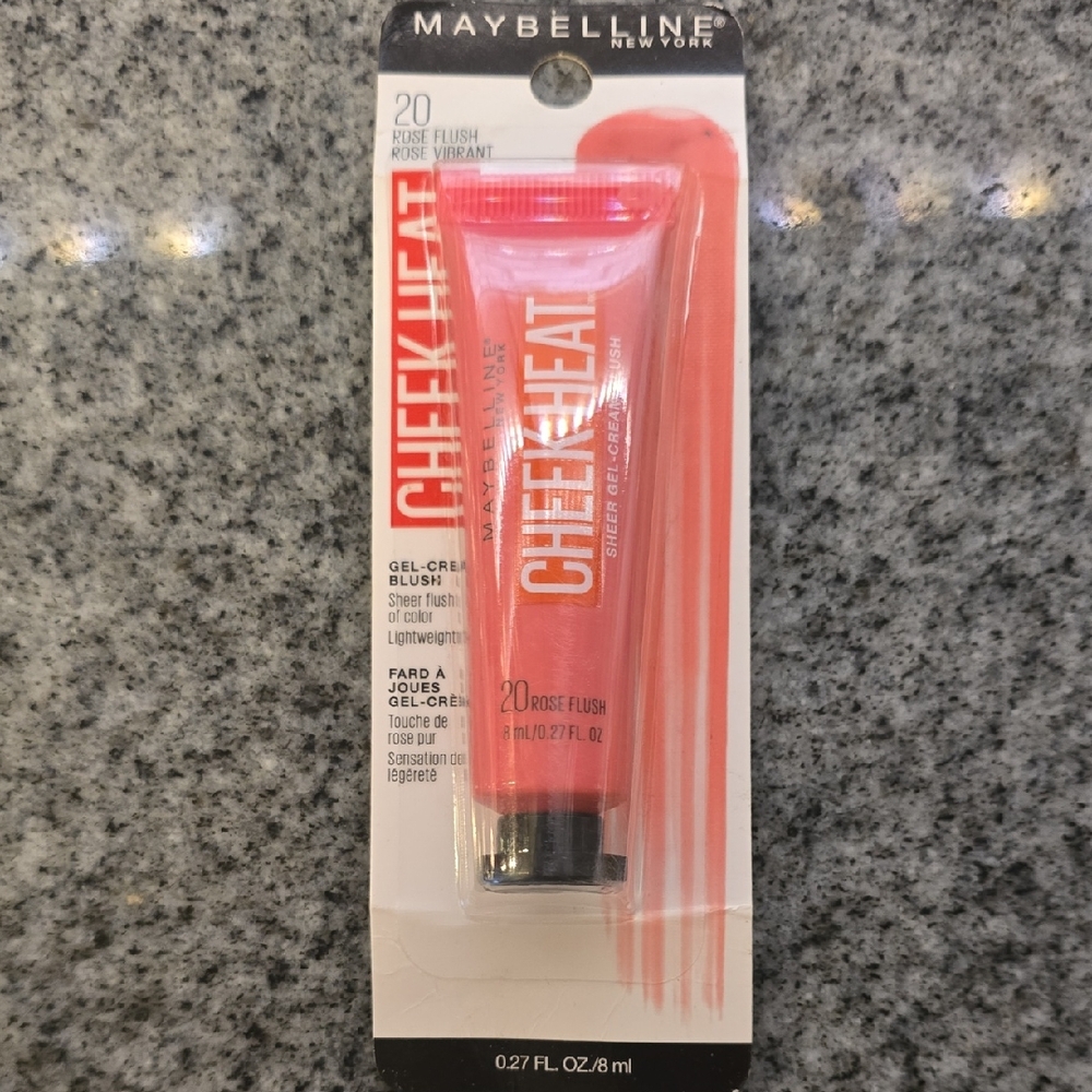 Maybelline Cheek Heat Gel- Cream Blush‎ Shade - 20 Rose Flush